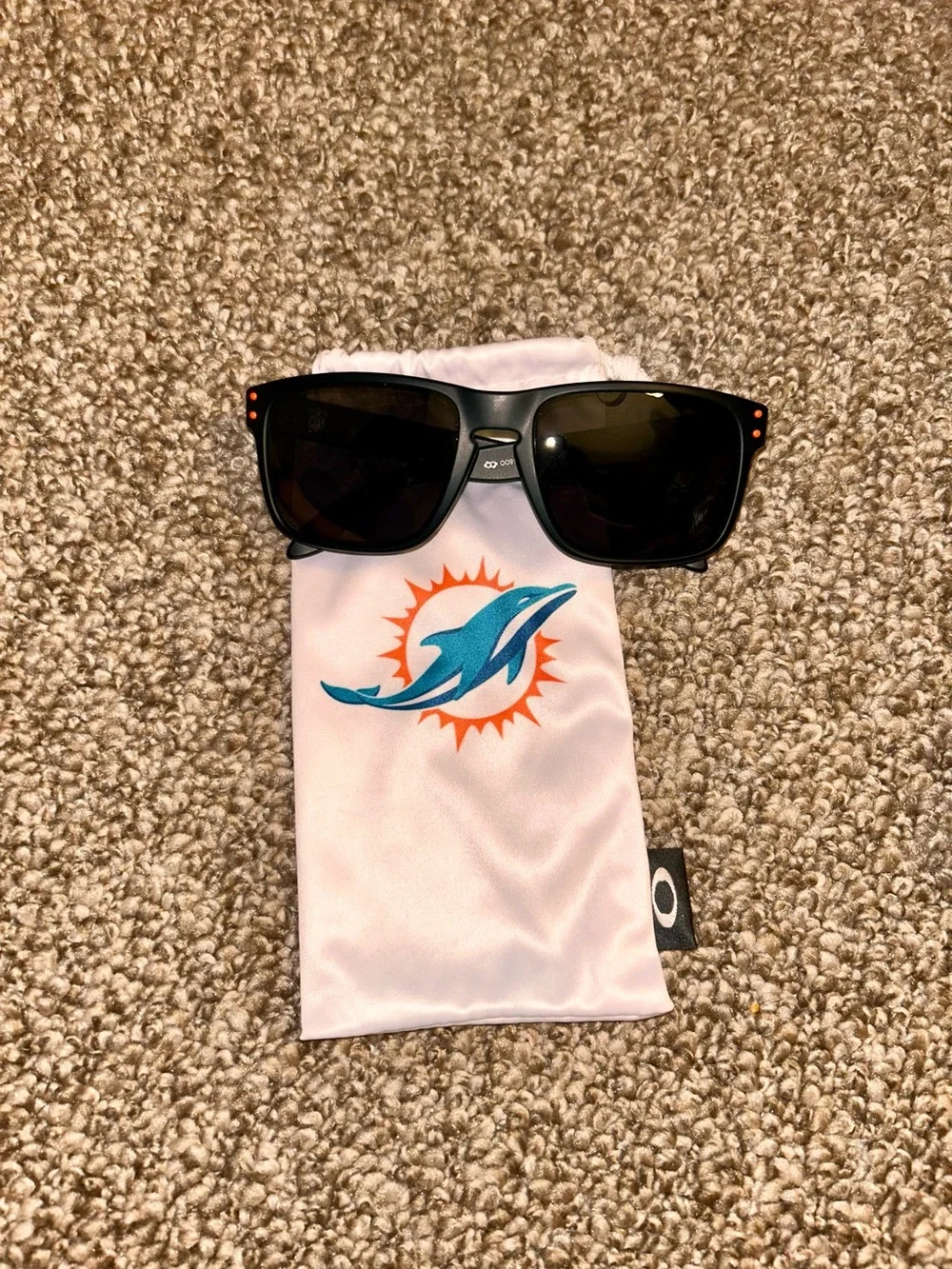 Oakley Miami Dolphins Holbrook Sunglasses OO9102-S155 Prizm Black